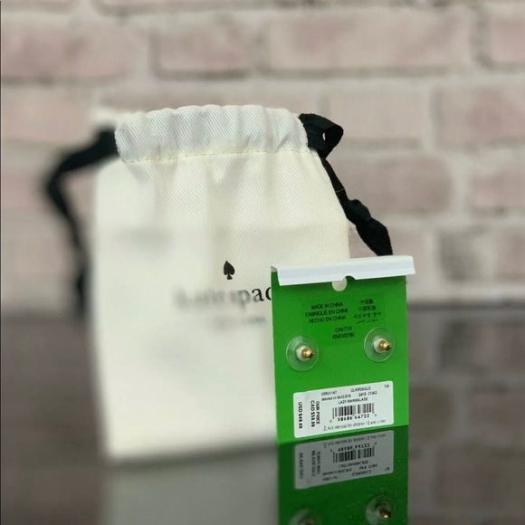 ♠️Kate Spade® Lady Marmalade Crystal Stud Earrings - Picture 8 of 10